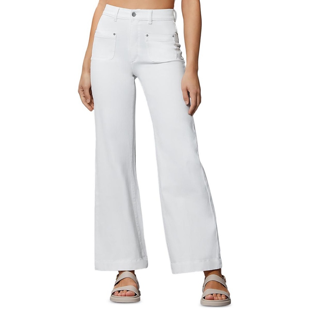 NWT DL1961 Hepburn Wide Leg High Rise Vintage 31” in white. Size 30
